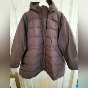 Lands End Women's Plus Quilted Down Coat
